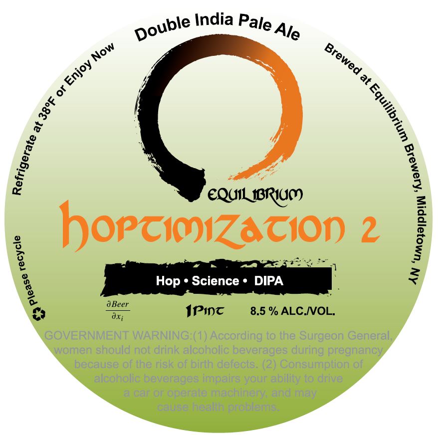 Hoptimization 2 by Equilibrium Brewery