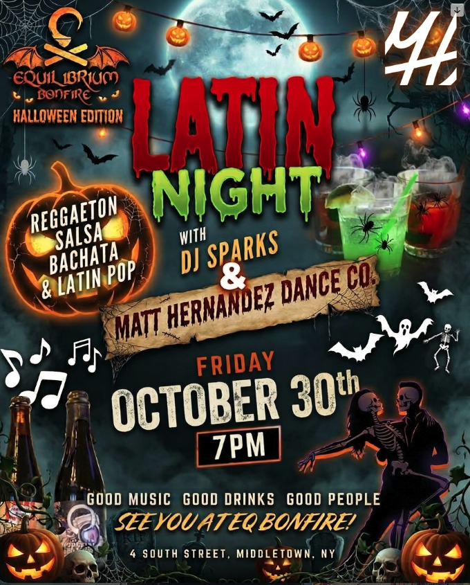Halloween Latin Night at Equilibrium Bonfire
